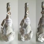 Vestuvių butelis | vestuvių dovana | šventinis butelis | dekoravimas | Mildelfina | jaunieji