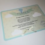 krikštynų dokumentai | krikštynų padėka | krikštynų atributika | Mildelfina