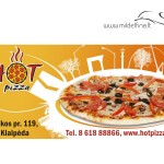 Reklama | tentas | dizainas | Hot pizza | maketavimas | Mildelfina