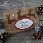 Kalėdiniai atvirukai | rankų darbo| elniukai | Kalėdos | atvirukai | Mildelfina