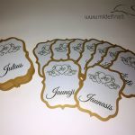 Vestuvės | stalo kortelės | rankų darbo | Mildelfina | vestuvių atributika